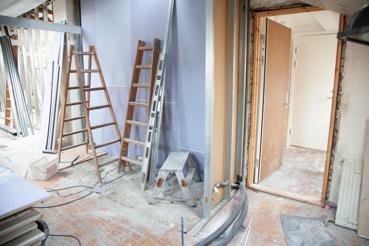 home interior under renovation