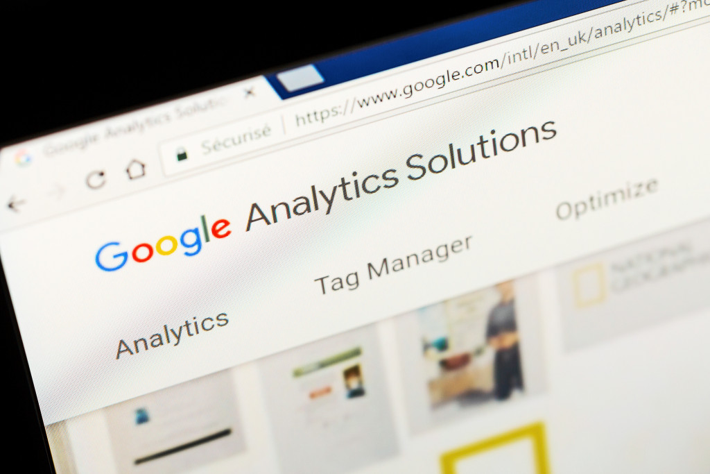 a google analytics solutions page